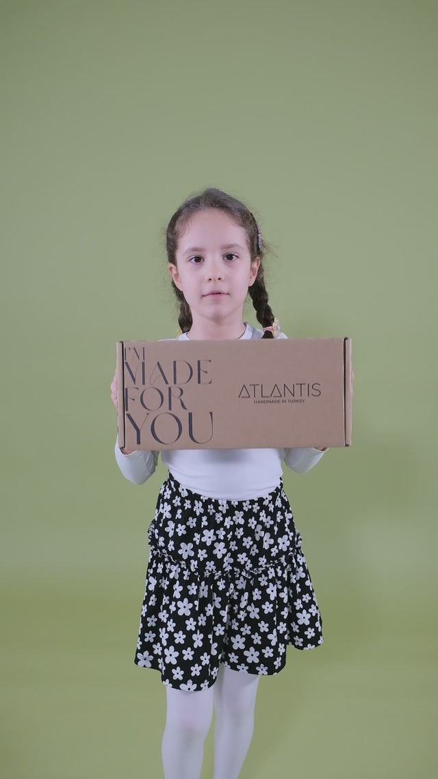 Clearance - Kid's Blue Barefoot Oxfords