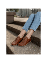 Braune Barfuß-Sneaker für Damen