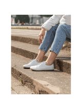 Weiße Barfuß-Sneaker für Damen