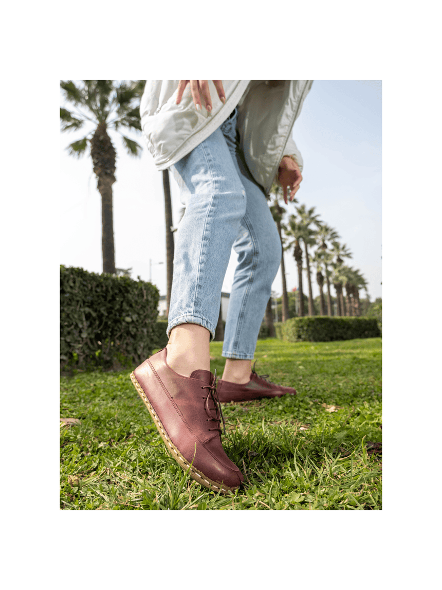Rote Barfuß-Sneaker für Damen