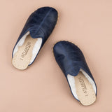 Blaue Barefoot Shearlings für Herren