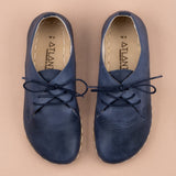 Erkek Mavi Oxford Ayakkabı
