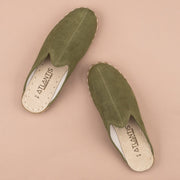 Men's Olive Slippers