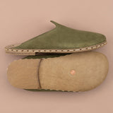 Erkek Olive Barefoot Terlik