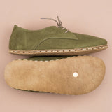 Women's Olive Oxfords