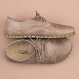 Women's Tan Leather Oxfords