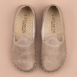 Women's Tan Leather Barefoot Shoes