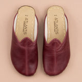 Men's Leather Scarlet Barefoot Slippers