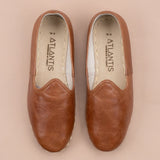 Women's Antique Brown Slip On Shoes