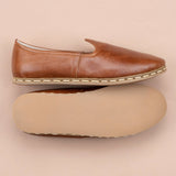 Yemeni Kadın Antik Kahverengi Slip On Ayakkabı