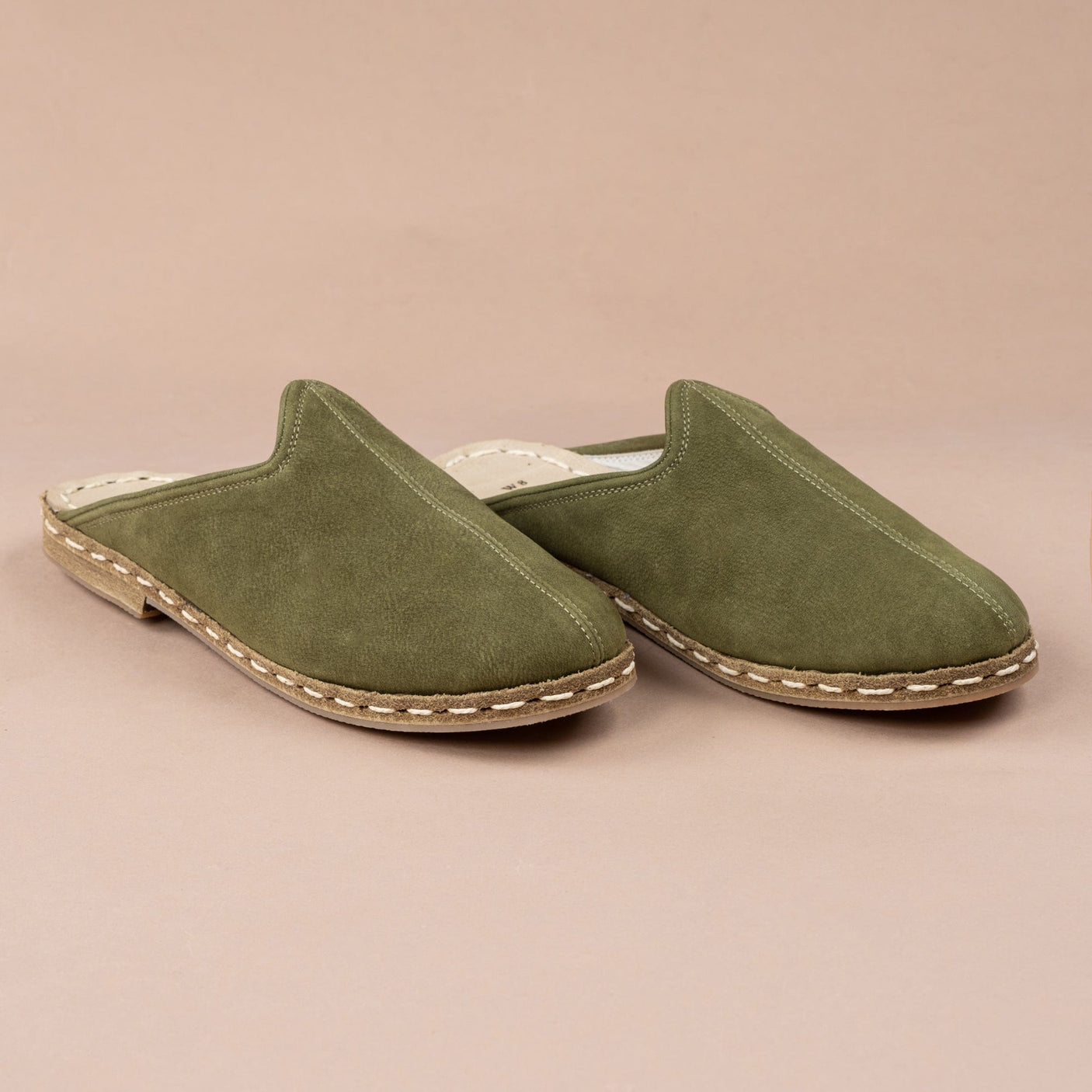 Women's Olive Slippers