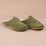 Women's Olive Barefoot Slippers