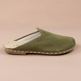 Erkek Olive Barefoot Terlik
