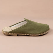 Men's Olive Barefoot Slippers