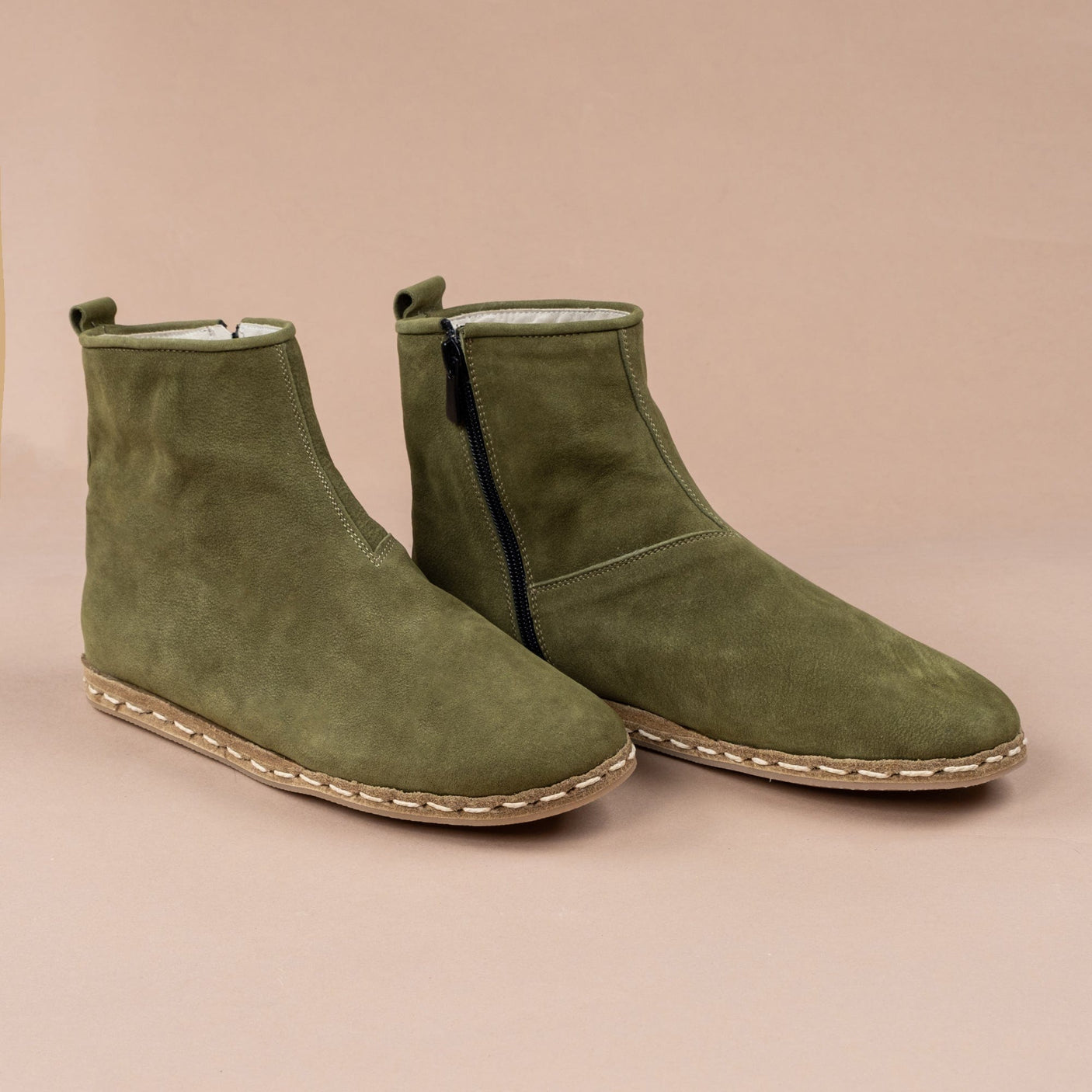 Women's Olive Boots
