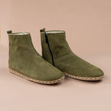 Men's Olive Boots
