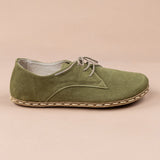 Women's Olive Oxfords