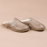 Men's Tan Barefoot Shearlings