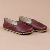 Scharlachrote Barfußschuhe für Damen