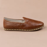 Yemeni Kadın Antik Kahverengi Slip On Ayakkabı