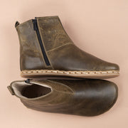 Men's Green Barefoot Boots