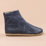 Blaue Barfußstiefel für Damen