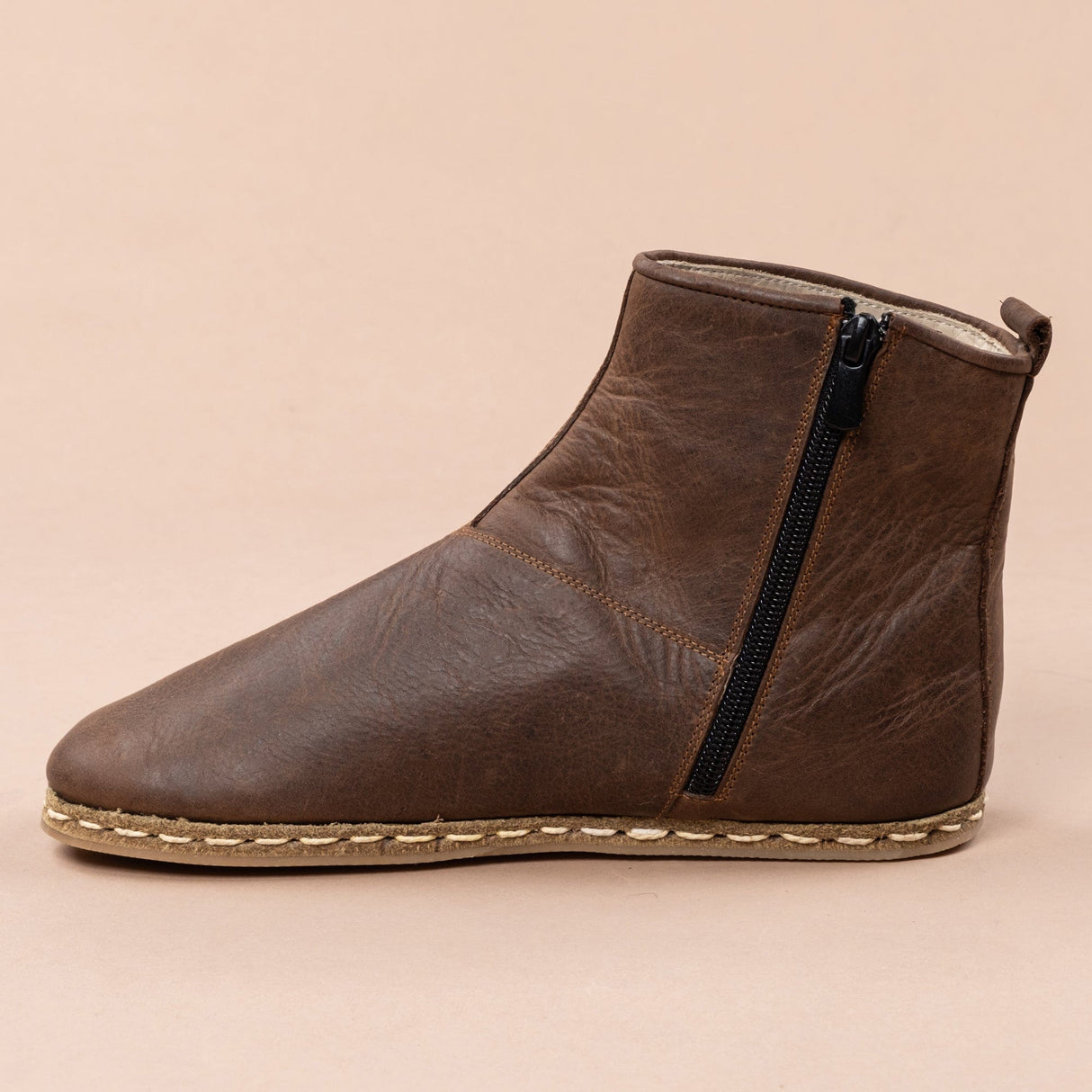 Men's Coffee Barefoot Boots