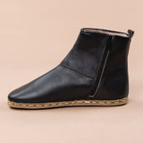Men's Black Barefoot Boots