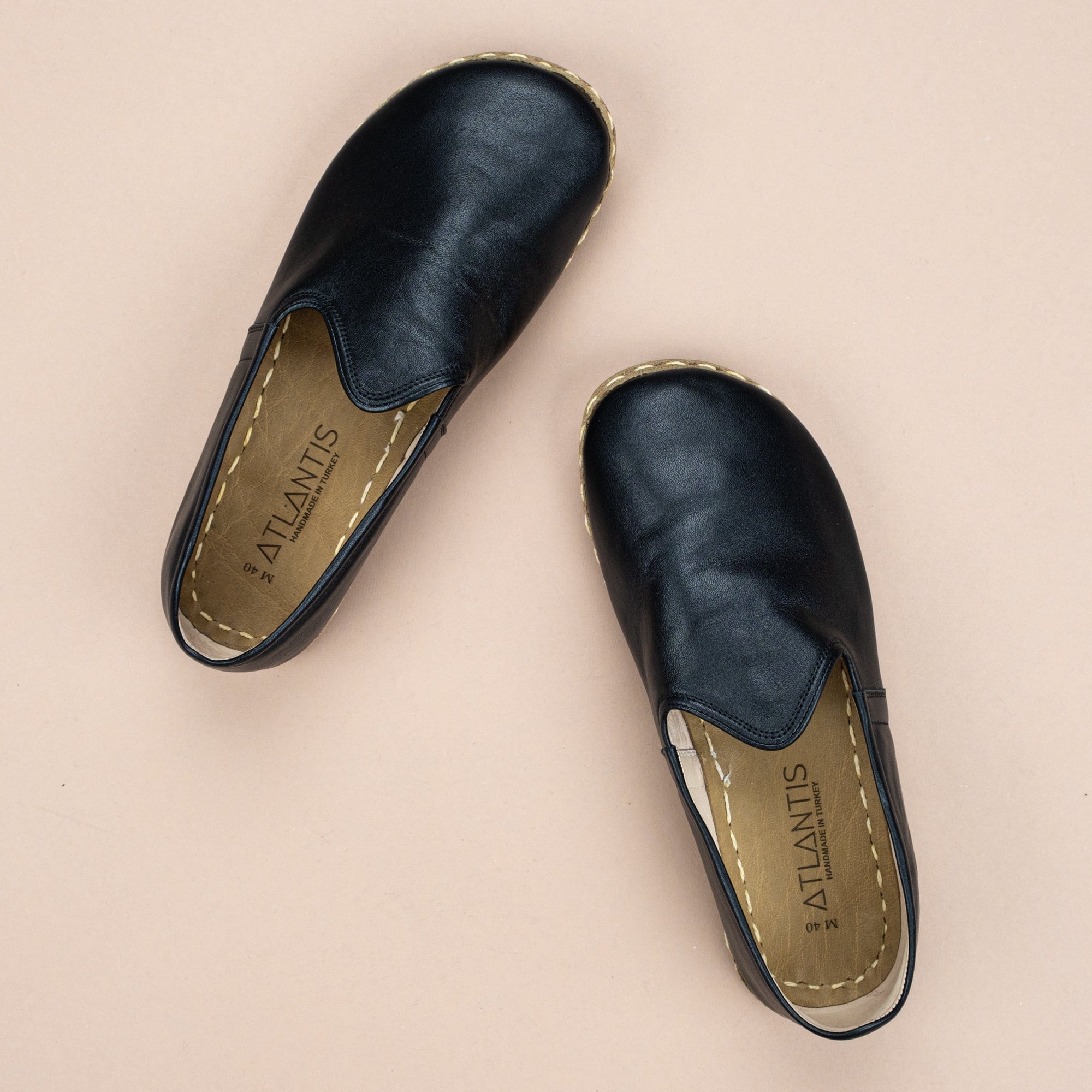 Women's Black Barefoot Shoes - Turkish Wider Shoes for Women