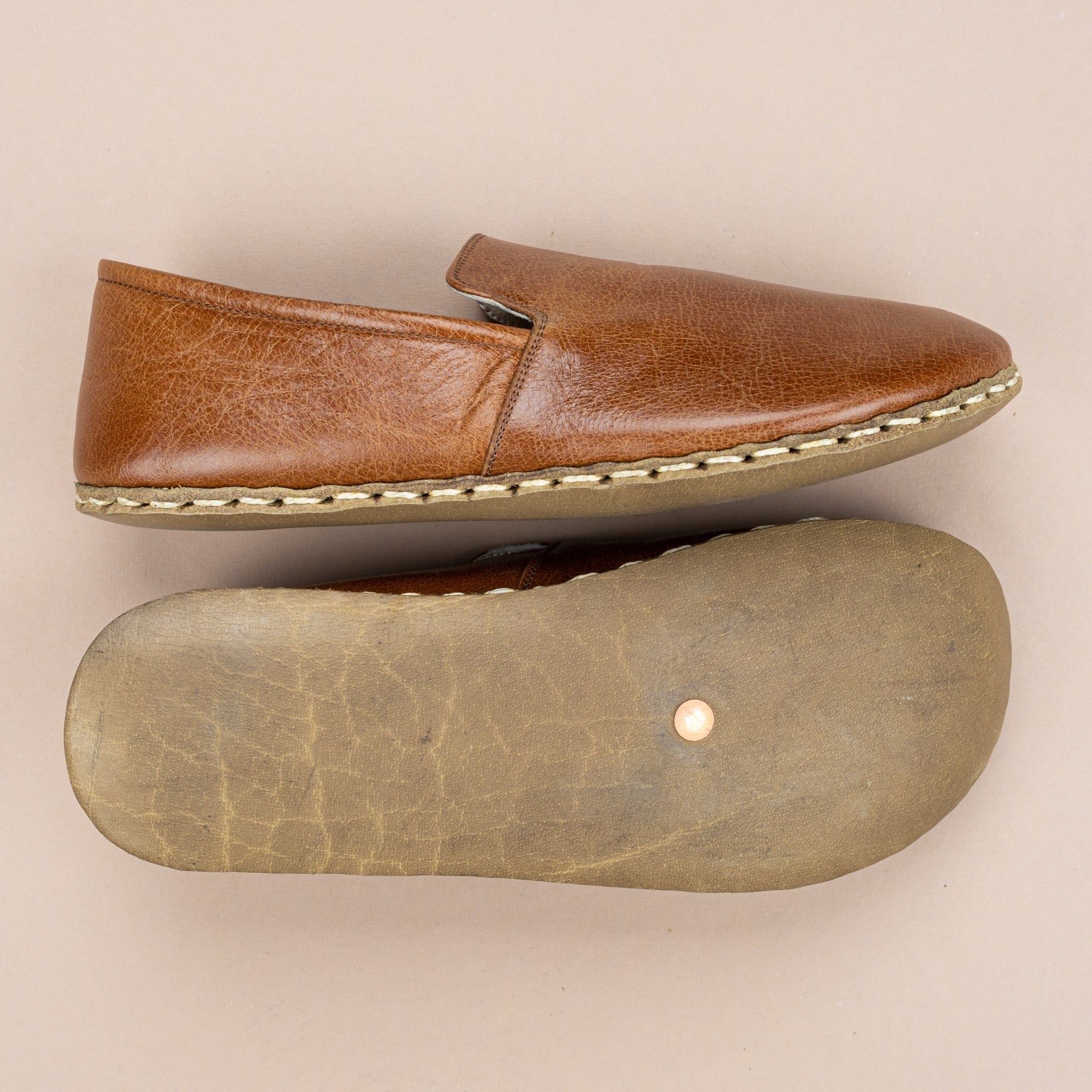 Women's Brown Feelground Shoes - Turkish Wider Shoes for Women