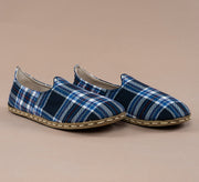 Men's Blue Plaid Barefoots