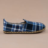 Women's Blue Plaid Barefoots