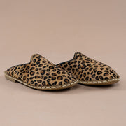 Men's Leopard Barefoot Slippers