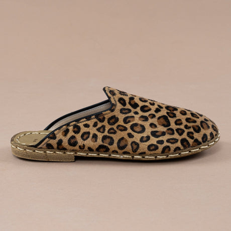 Erkek Leopar Desenli Barefoot Terlik