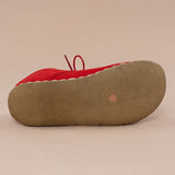 Rote Oxfords für Herren