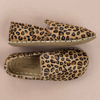 Women's Leopard Leather Minimalists