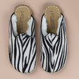 Men's Leather Zebra Barefoot Shearlings