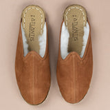 Men's Leather Safari Shearlings