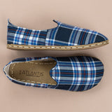 Women's Blue Plaid Barefoots