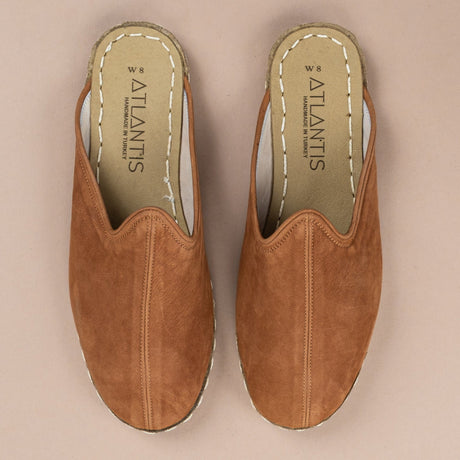 Men's Leather Safari Slippers