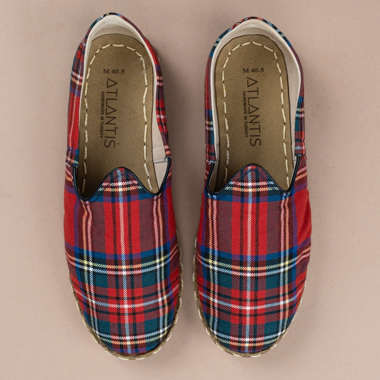 Men's Red Plaid Barefoots