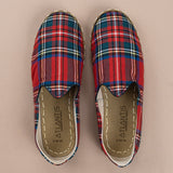 Women's Red Plaid Barefoots