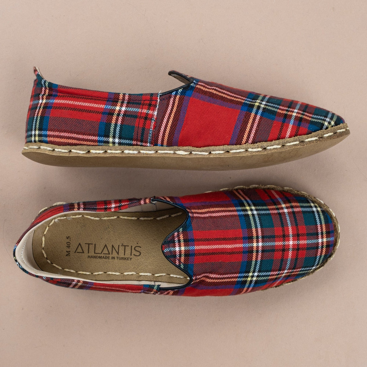 Women's Red Plaid Barefoots