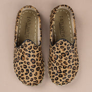 Men's Leather Leopard Barefoots