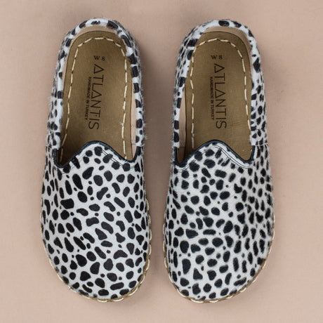 Women's Polka Dots Leather Barefoots Shoes