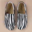 Women's Zebra Leather Minimalists