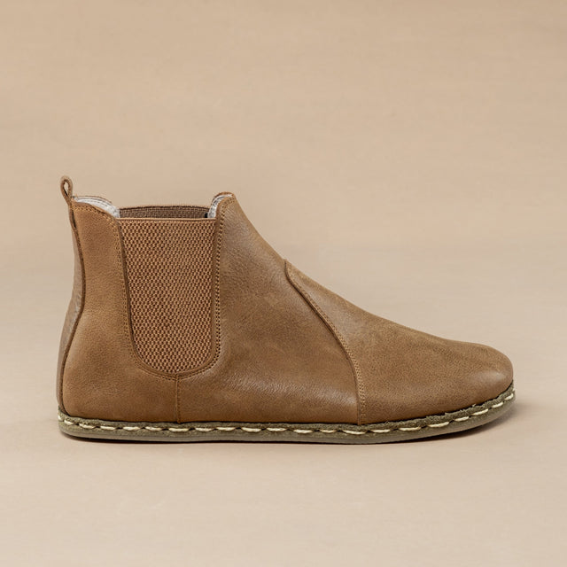 Men's Leather Zaragoza Barefoot Chelsea Boots