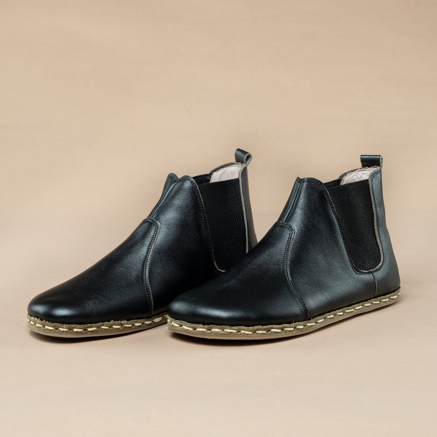 Women's Black Barefoot Chelsea Boots