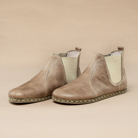 Women's Tan Barefoot Chelsea Boots