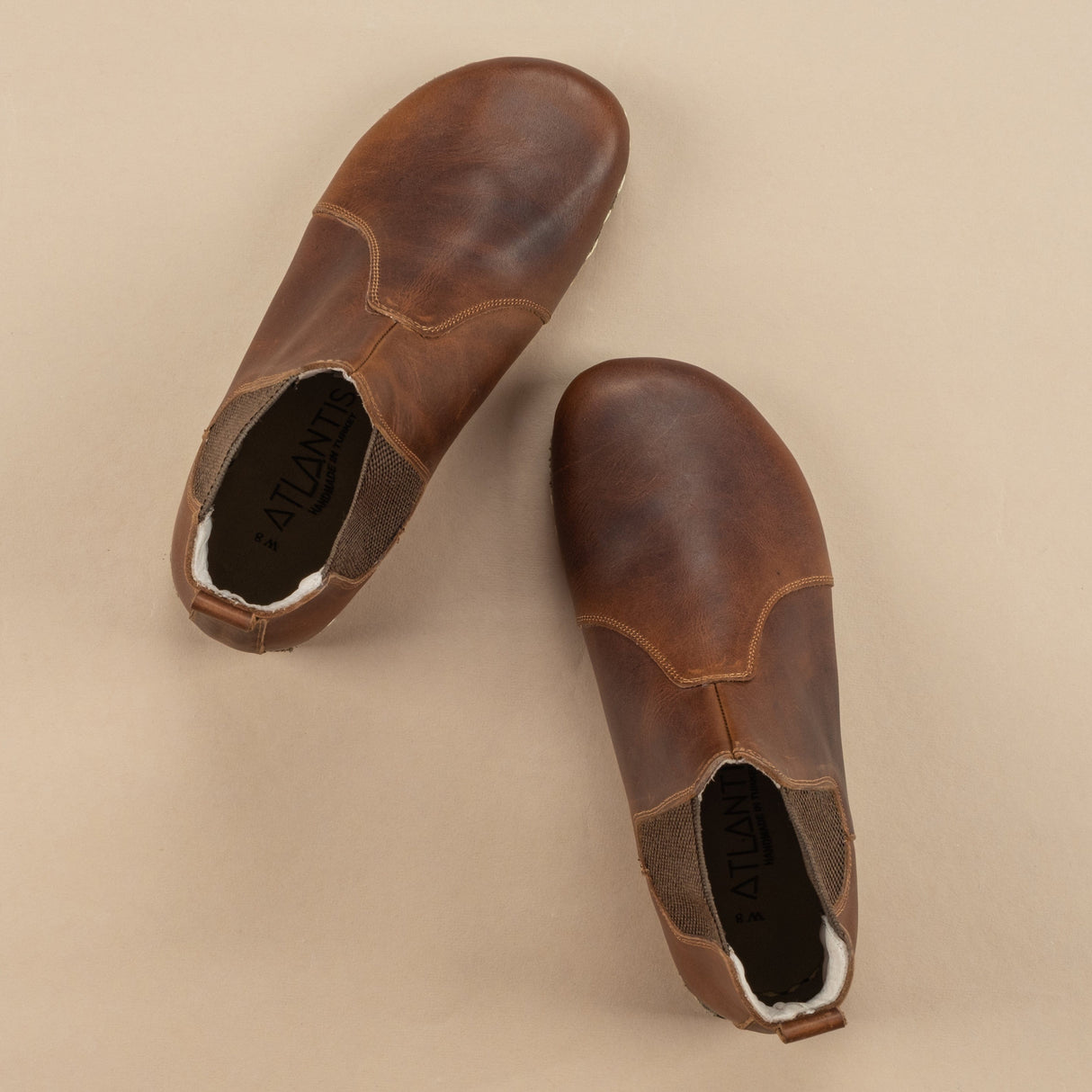 Men's Coffee Barefoot Chelsea Boots